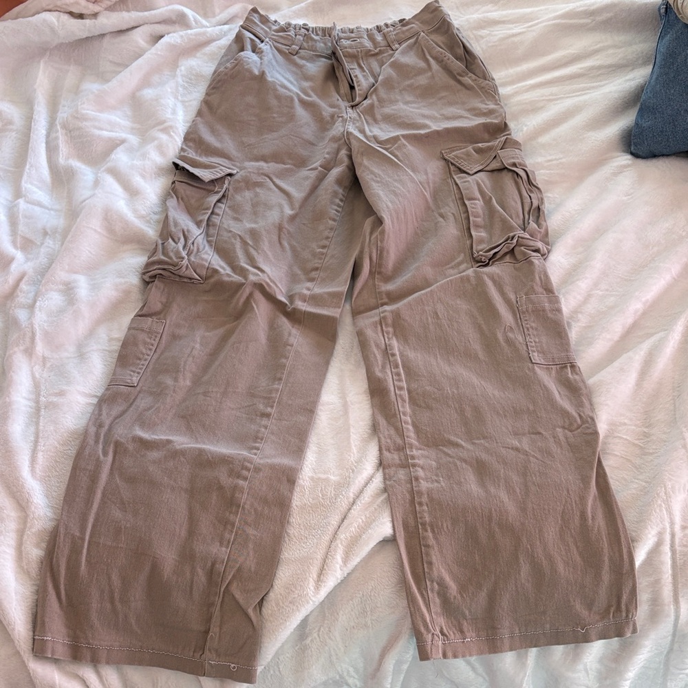 Charlotte Russe Light Brown Cargo Pants
